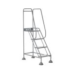 Uk Domed Feet Pchd 4 Tread Step Gry