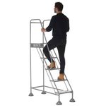 Uk Domed Feet Pchd 5 Tread Step Gry