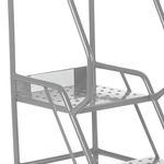 Uk Domed Feet Pchd 5 Tread Step Gry
