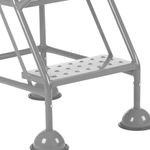 Uk Domed Feet Pchd 5 Tread Step Gry