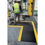 Deckplate Mat 1.2X18.3M Blk/Ylw