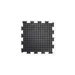 Bub Interlock Mat Mid 0.5X0.5M Blk