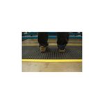 Bub Mat End 0.6X0.9M Blk/Ylw Nitrile