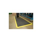Bub Mat Mid 0.9X1.2M Blk/Ylw Nitrile