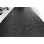 Wide Ribbed Runner Mat 1.2Mx5M Blk
