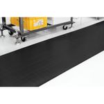 Wide Ribbed Runner Mat Blk 0.9Mx5M