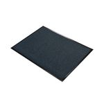 Entrance Door Mat 0.9X1.5M Blk/Blue