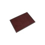 Wash Ent Door Mat 0.85X1.2M Blk/Red