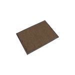 Wash Ent Door Mat 0.6X0.85M Blk/Brn
