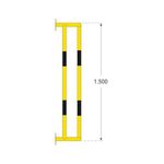 Wall Mtd Pipe Prot Out 1500 Ylw/Blk