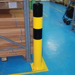 Hdut Bollard Type L 1200Mm Ylw/Blk