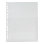 Elite Expg Punched Pkt A4 Clr Pk10