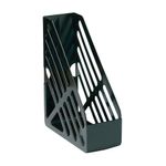 Magazine Rack File Foolscap Black