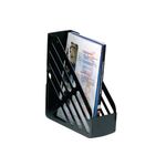 Magazine Rack File Foolscap Black