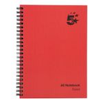 Wbnd Notebook Rld 160Pg A5 Red Pk5