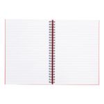 Wbnd Notebook Rld 160Pg A5 Red Pk5