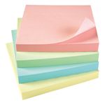 Re-Move Sticky Notes 76X76 Pstl Pk12