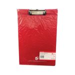 Fold-Over Clipboard Foolscap Red