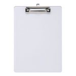 Clipboard Solid Plastic A4 Clear