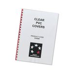 Comb Binding Covers A4 Pvc Clr Pk100