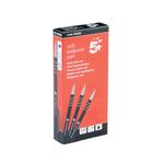 Retr Ball Pen Soft Grip Med Blk Pk12