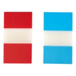 5 Star Index Flags 50 X2 Red/Blue