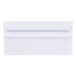 Dl Wallet Envelope Sseal Wht Pk50