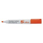 Drywipe Marker Chisel Tip Ast Pk4