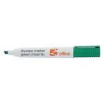 Drywipe Marker Chisel Tip Ast Pk4