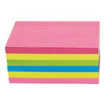 Extra Sticky Note 76X127 Neon Pk6