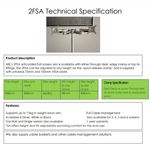 Twin Manual Monitor Arm