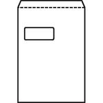 C4 Window Pkt Env Sseal Wht Pk250