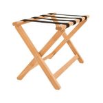 York Wooden Luggage Rack Light Wood