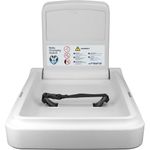 Vertical Baby Changing Unit Cream