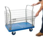 Trolley Platform Mesh Surrnd Blue