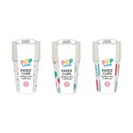 Party Printed Paper Cups X20 Pk18