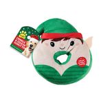 Xmas Crinkley/Squeaky Donut Toy Pk12