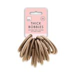 Thick Hair Bobbles 15X Assorted Pk24