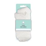 Towel Hair Turban Assorted Pk24