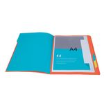 Europa 7 Part Organiser Red 54075E