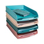 Skandi Letter Tray Ast. Col Pk 4