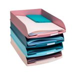 Skandi Letter Tray Ast. Col Pk 4