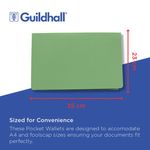 Guildhall Full Flap Pkt Wlt Grn Pk50
