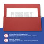 Guildhall Full Flap Pkt Wlt Red Pk50