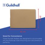 Guildhall Pkt Wlt 14X10 Buff Pk50