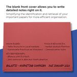 Guildhall Pkt Wlt 14X10 Red Pk50