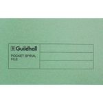 Guildhall Pkt Sprl File Grn Pk25