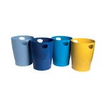 Exacompta Bee Blue Ecobin Pack 8