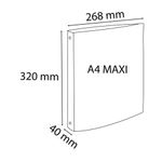 Skandi Ring Binder Ast Pk4