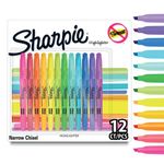 Sharpie Highlighter Chisel Ast Pk12
